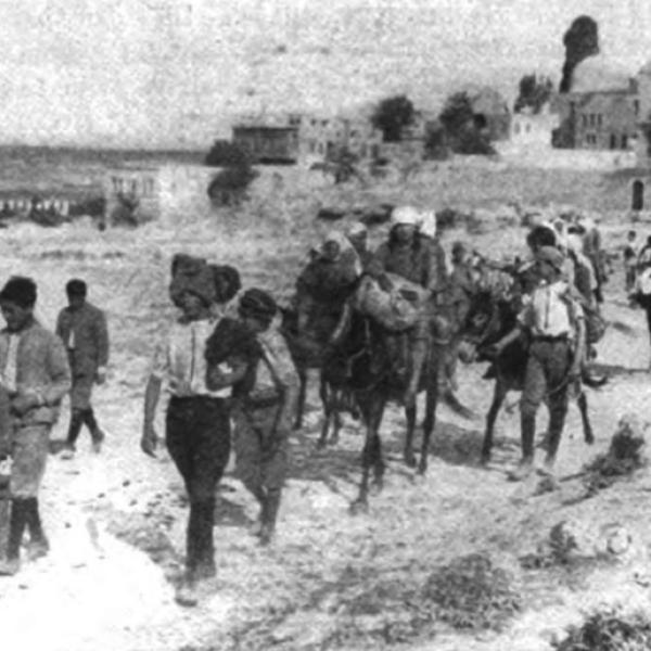 Marched from Harput to Aleppo, Syria